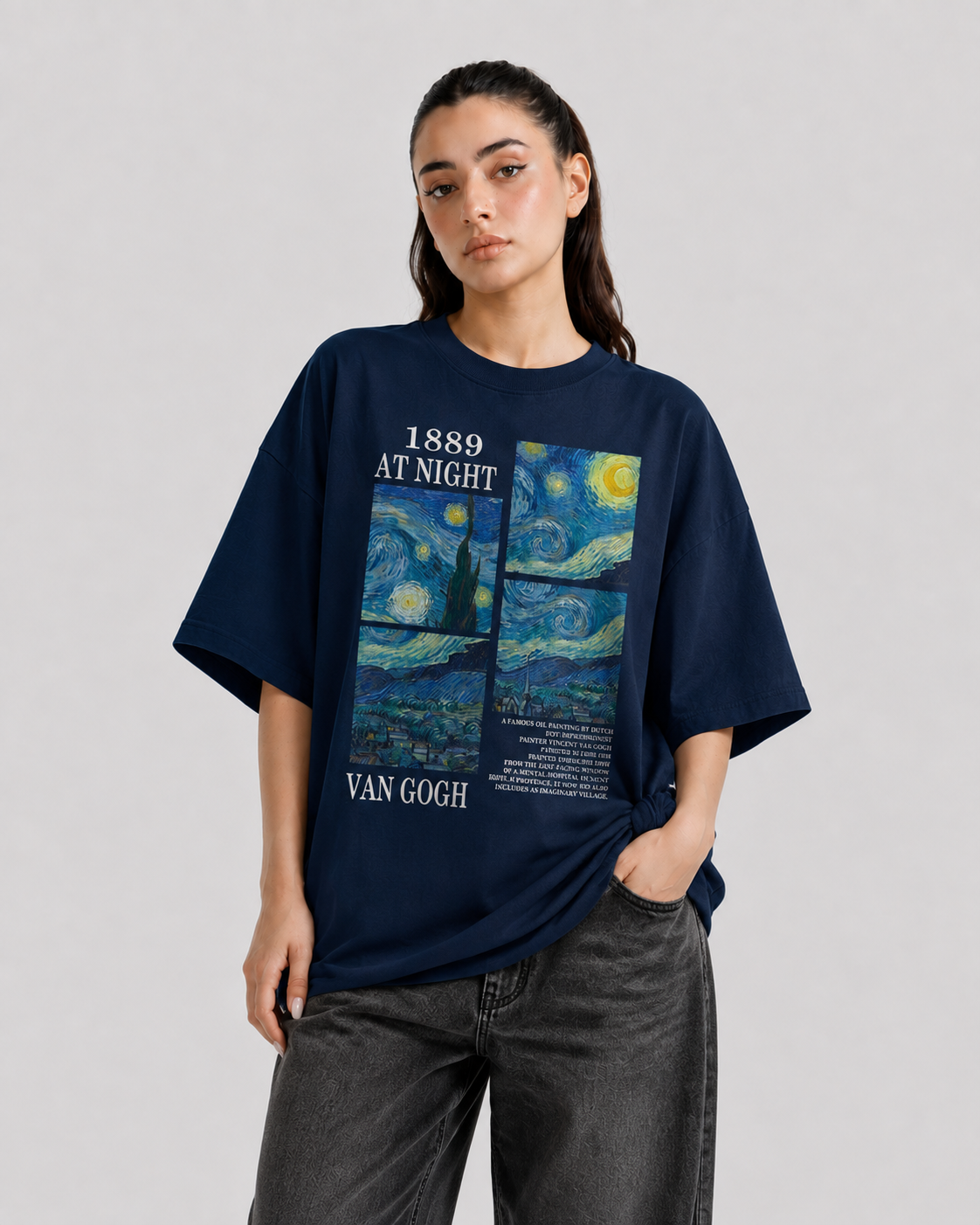 Starry Night Oversized Tee