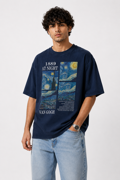Starry Night Oversized Tee