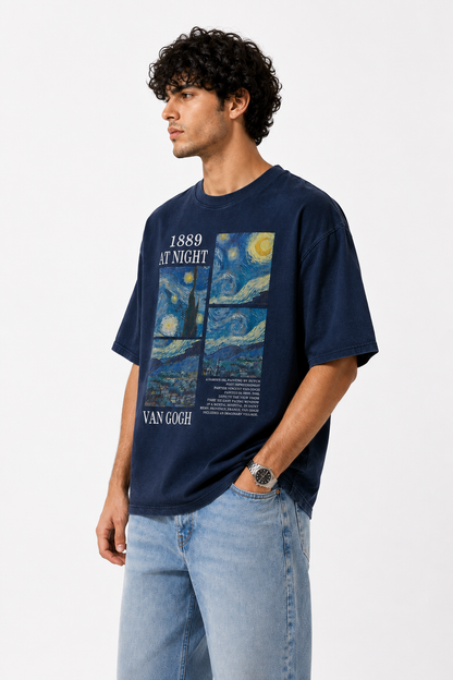 Starry Night Oversized Tee
