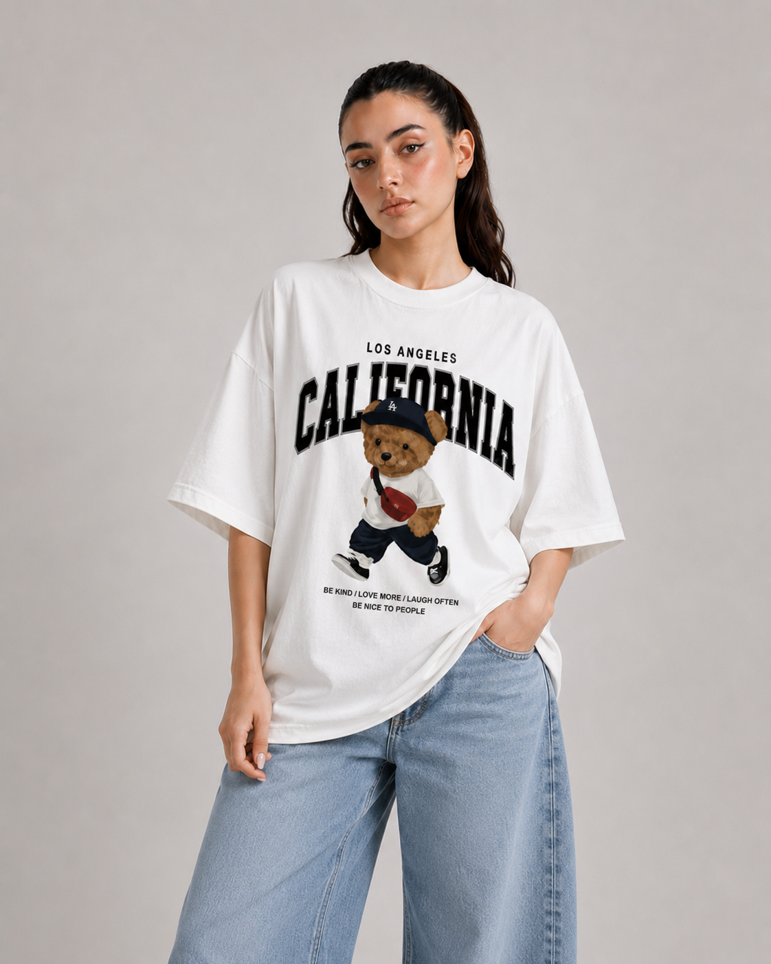 California Bear Oversized Tee